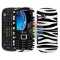 For Samsung Evergreen A667 Cover Hard Case Zebra