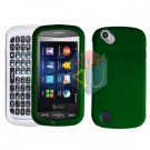 For Pantech Laser P9050 Cover Hard Case Rubberized Green