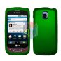 For LG Optimus T / P509 Cover Hard Case Rubberized Green