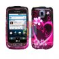 For LG Optimus T / P509 Cover Hard Case Love