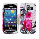 For LG Vortex VS660 Cover Hard Case W-Flower