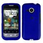 FOR HTC Droid Eris Cover Hard Case Rubberzied Blue