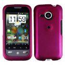 FOR HTC Droid Eris Cover Hard Case Rubberzied Rose Pink