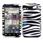 For Motorola Defy MB525 Cover Hard Case Zebra