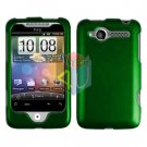 For HTC Wildfire 6225 Cover Hard Case Rubberized Green