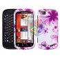 For Motorola Cliq 2 MB611 Cover Hard Case H-Flower