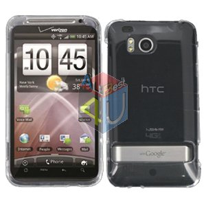 For HTC ThunderBolt Cover Hard Case Transparent Clear