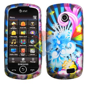 For Samsung Solstice II 2 A817 Cover Hard Case A-Flower