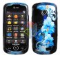 For Samsung Solstice II 2 A817 Cover Hard Case Flower