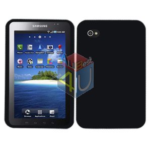 For Samsung Galaxy Tab Cover Hard Case Rubberized Black ( i800 / p1000 )