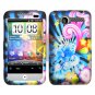 For HTC Wildfire 6225 Cover Hard Case A-Flower