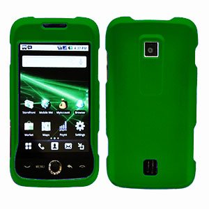 For Huawei Ascend M860 Cover Hard Case Rubberized Green