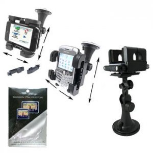 For Magellan Maestro 4350 4040 4000 Windshield Mount Holder +Screen Protector 4.3"