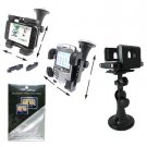 For Magellan RoadMate 2045 2035 Car Windshield Mount Holder +Screen Protector 4.3"