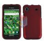 For Samsung Galaxy S 4G Cover Hard Case Rubberized Red