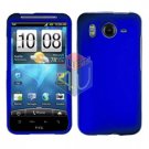 FOR HTC Desire HD Cover Hard Phone Case Rubberized Blue