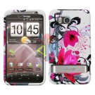 For HTC ThunderBolt Cover Hard Phone Case W-Flower ADR6400