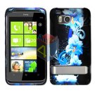For HTC ThunderBolt Cover Hard Phone Case Flower ADR6400