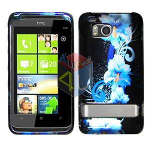 For HTC ThunderBolt Cover Hard Phone Case Flower ADR6400