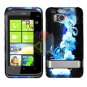 For HTC ThunderBolt Cover Hard Phone Case Flower ADR6400