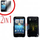 For HTC Inspire 4G Cover Hard Case Dream Tree + Screen Protector 2-in-1