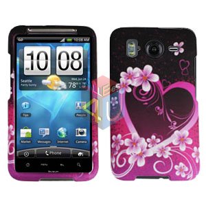 FOR HTC Desire HD Cover Hard Phone Case Love