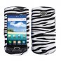 For Samsung Gem i100 Cover Hard Phone Case Rubberized Zebra