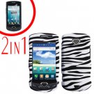 For Samsung Gem i100 Cover Hard Phone Case Zebra + Screen Protector