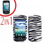 For Samsung Gem i100 Cover Hard Phone Case Zebra + Screen Protector