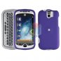 FOR HTC MyTouch 3G Slide Cover Hard Case Rubberized Purple