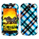 FOR HTC MyTouch 4G / Panache 4G Cover hard case Plaid
