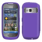 For Nokia C7-00 Cover Hard Case Rubberized Purple