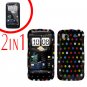 For HTC Sensation Cover Hard Case R-Dot + Screen Protector 2-in-1