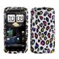 For HTC Sensation Cover Hard Case R-Leopard + Screen Protector 2-in-1