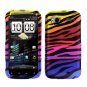 For HTC Sensation Cover Hard Case C-Zebra + Screen Protector 2-in-1