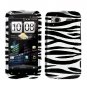 For HTC Sensation Cover Hard Case Zebra + Screen Protector 2-in-1