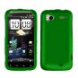 For HTC Sensation Cover Hard Case Green + Screen Protector 2-in-1