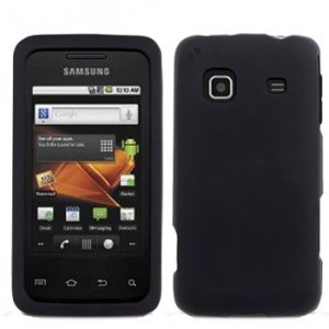 For Samsung Galaxy Prevail Cover Hard Case Rubberized Black