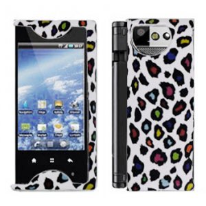 For Kyocera Echo M9300 Cover Hard Case R-Leopard
