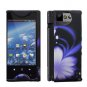 For Kyocera Echo M9300 Car Charger +Cover Hard Case B-Flower 2-in-1