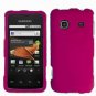 For Samsung Prevail M820 Car Charger +Hard Case Rubberized R-Pink