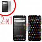 For LG Revolution VS910 Cover Hard Case R-Dot + Screen Protector 2-in-1