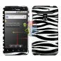 For LG Revolution VS910 Cover Hard Case Zebra + Screen Protector 2-in-1