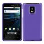 For LG Optimus 2x P990 Cover Hard Case Rubberized Purple +Screen 2-in-1