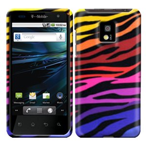 For LG Optimus 2x P990 Cover Hard Case C-Zebra