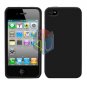 For Apple iPhone 4S 4 Cover Hard Case Black +Screen 2-in-1