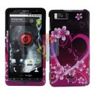 For Motorola Droid X2 Cover Hard Case Love