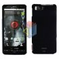 For Motorola Milestone X Cover Hard Case Black +Screen 2-in-1