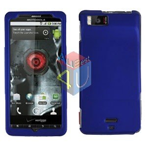 For Motorola Milestone X Cover Hard Case Rubberized Red