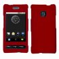 For LG Optimus GT540 Cover Hard Case Rubberized Red